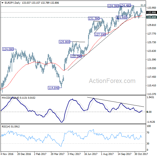 EUR/JPY Daily Chart