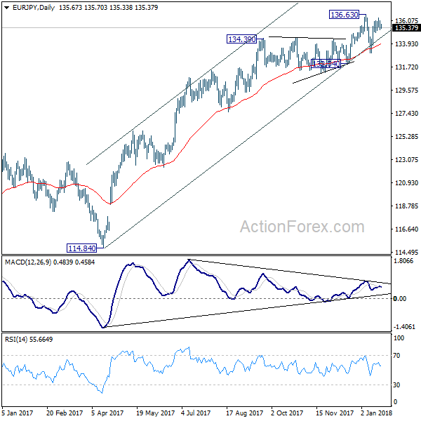 EUR/JPY Daily Chart